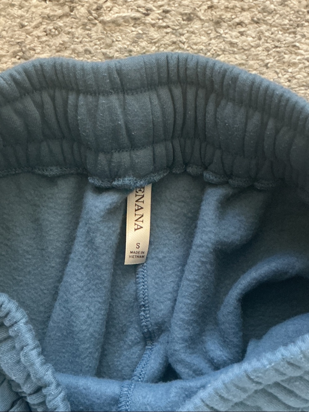 NWT Zenana Outfitters Wide-Leg Barrel Sweatpants - Dusty Blue - Picture 4 of 9